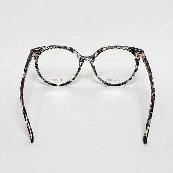 DUTZ DZ2330 Women's Square Glasses in Clear / Black Scribble | 51mm - Picture 11 of 11
